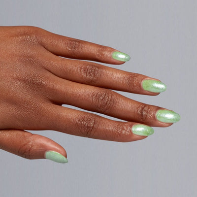 Hands wearing H015 Taurus-T Me Gel Polish by OPI