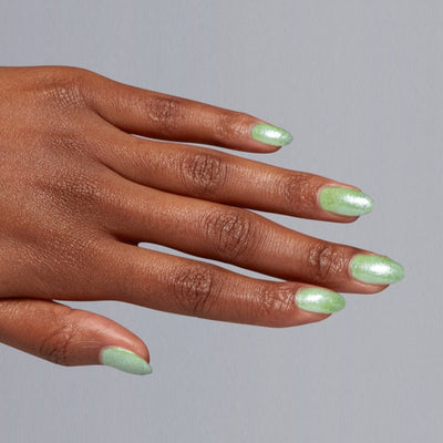 Hands wearing H015 Taurus-T Me Gel & Polish Duo by OPI