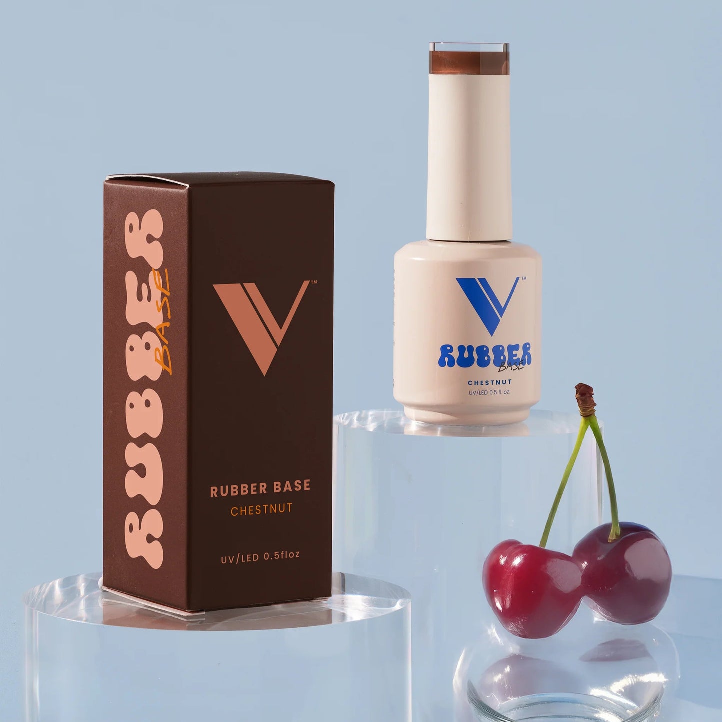 V Beauty Pure Rubber Base - Chestnut