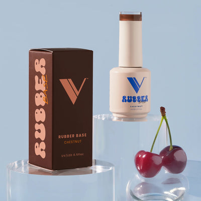 V Beauty Pure Rubber Base - Chestnut