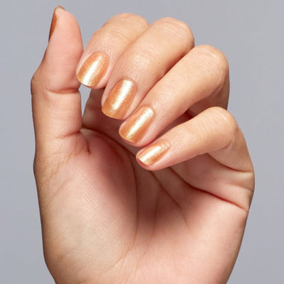 Hands wearing H014 #Virgoals Gel Polish by OPI