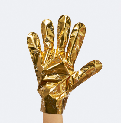 Voesh Collagen Glove - Imperial Gold sample