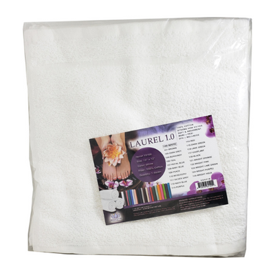 white Laurel 1.0 12x12 Towel