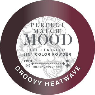 swatch of 001 Groovy Heatwave Perfect Match Mood Trio by Lechat