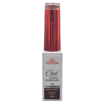 Notpolish Gel Liner Brown Nude - 09 Sweet Cinnamon