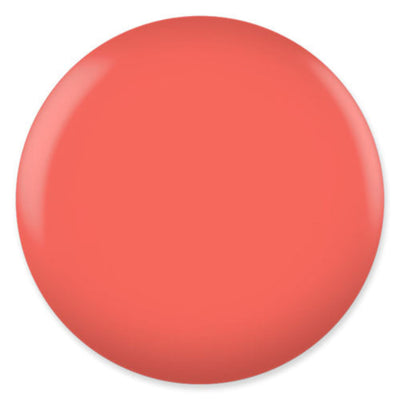 Swatch of 110 Peach Jealousy Duo By DND DC