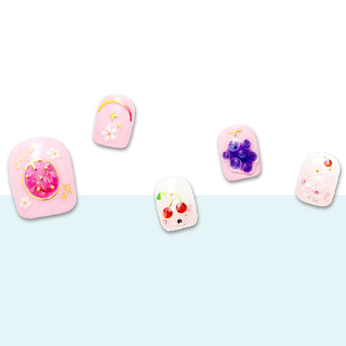 Design Nail Art Sticker Set - OB015 : Fruit Cocktail