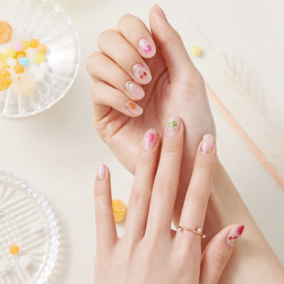Design Nail Art Sticker Set - OB015 : Fruit Cocktail