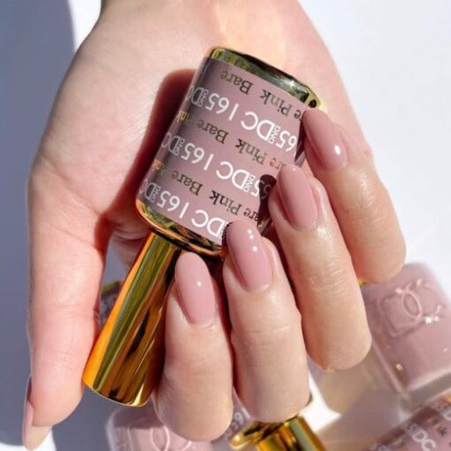 Hands Wearing 165 Bare Pink Duo By DND DC