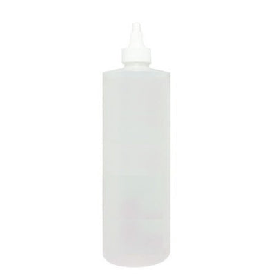 Empty Plastic Bottle with Twist Cap 16oz - No Label