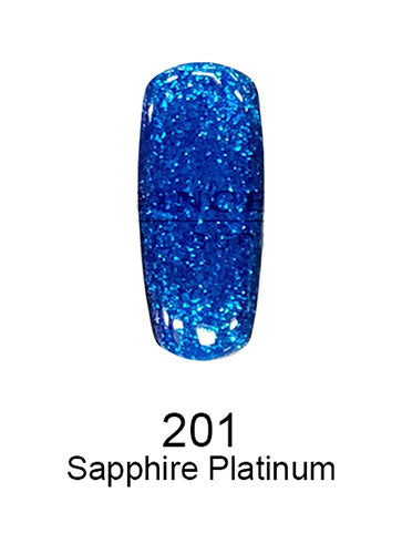 Swatch of 201 Sapphire Platinum By DND DC