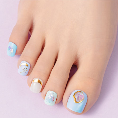 Design Nail Art Sticker Set - OB022 : Cotton Candy Dreams