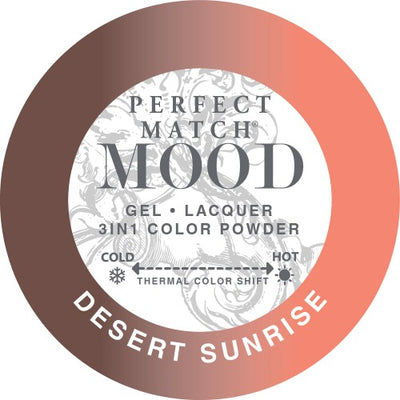 swatch of 023 Desert Sunrise Perfect Match Mood Trio by Lechat