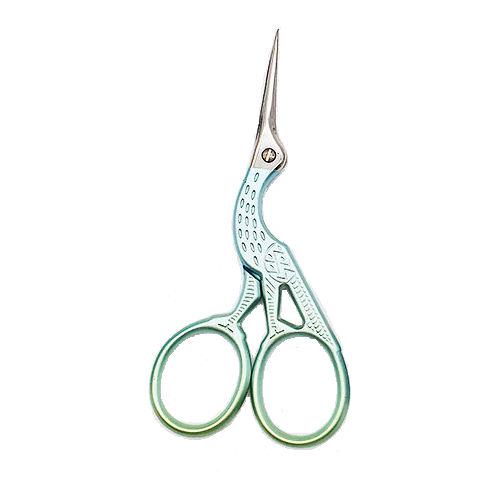Scissors Ombre Blue Stork