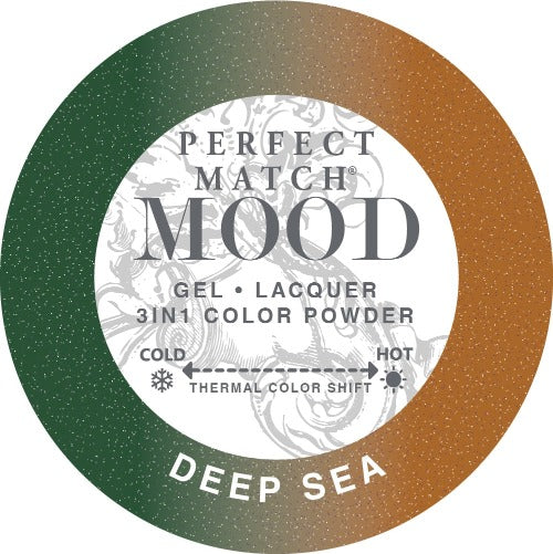 swatch of 025 Deep Sea Perfect Match Mood Trio by Lechat