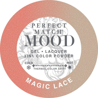 swatch of 027 Magic Lace Perfect Match Mood Trio by Lechat