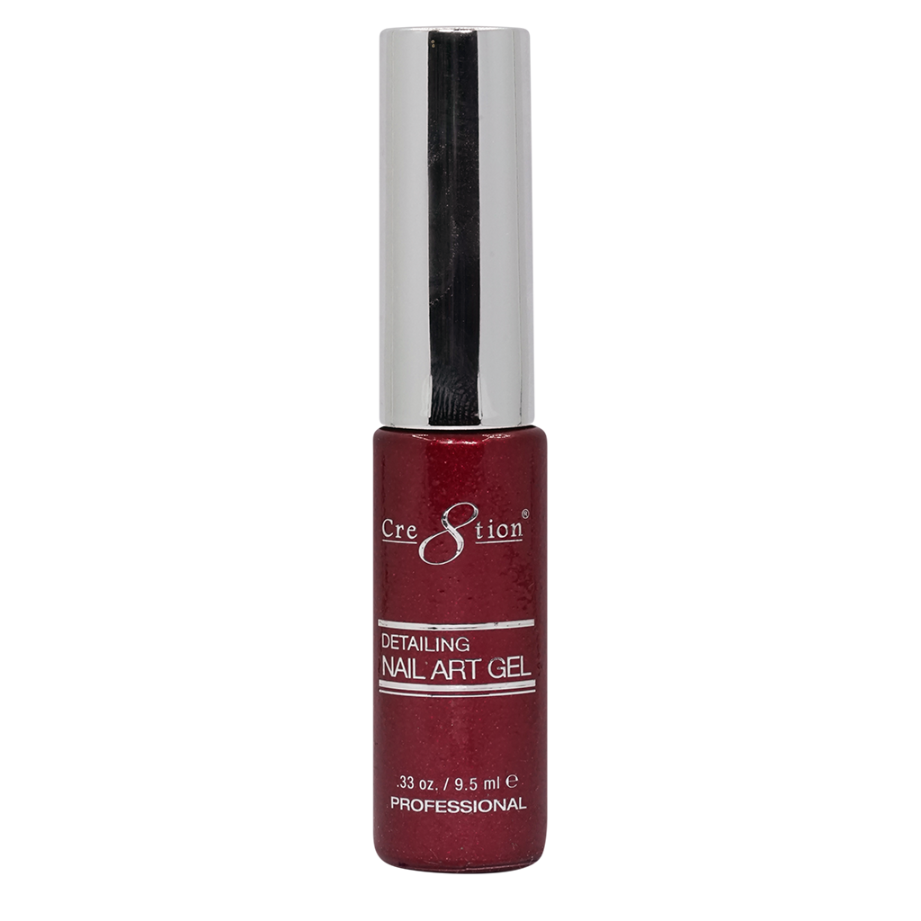 Cre8tion Striping Brush Gel - #28 Red Glitter