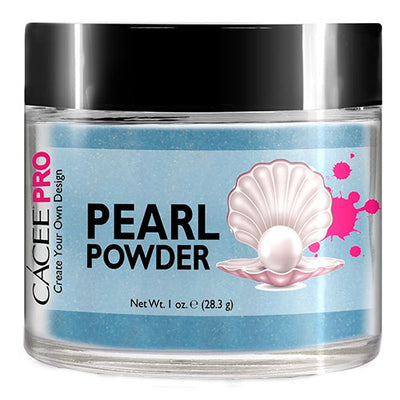 Cacee Pearl Powder Nail Art - #2 Carolina Blue