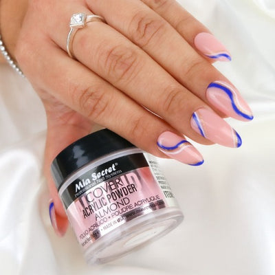 Swatch of Almond Acrylic Cover Powder By Mia Secret