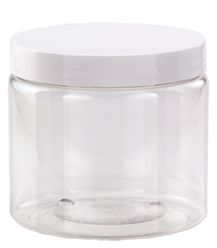 Clear Jar with Lid 16oz