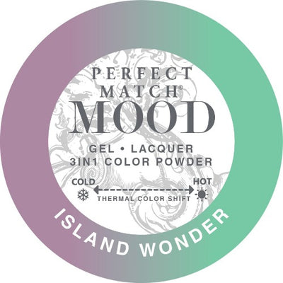 swatch of 031 Island Wonder Perfect Match Mood Trio by Lechat