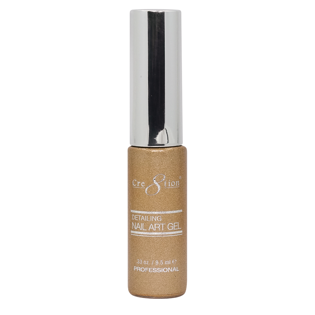 Cre8tion Striping Brush Gel - #33 Gold Platinum 4