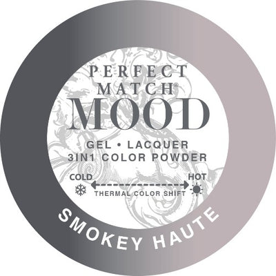 swatch of 037 Smokey Haute Perfect Match Mood Trio by Lechat