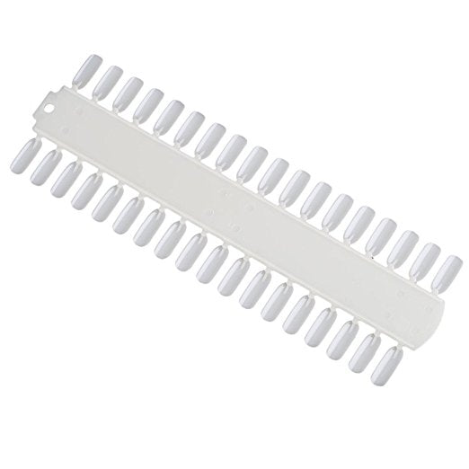 Clear 36pc Nail Art Color Display Swatch Board