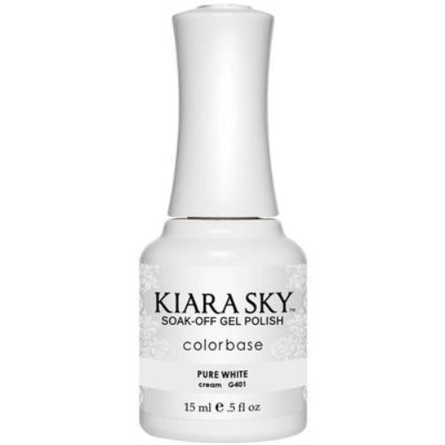 Kiara Sky Polish G401 Pure White Elegance