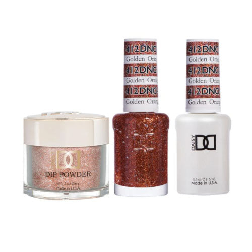 412 Golden Orange Star Trio by DND