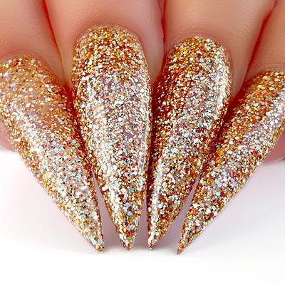 Hands wearing #433 Strike Gold Classic Gel & Polish Duo by Kiara Sky