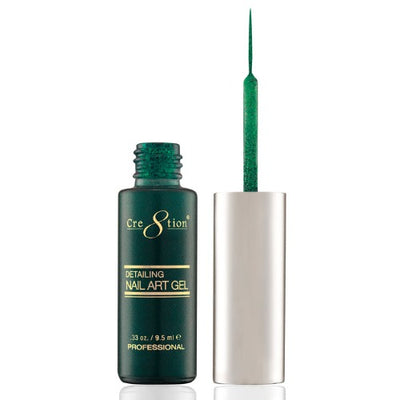 #45 Christmas Green Striping Brush Gel by Cre8tion