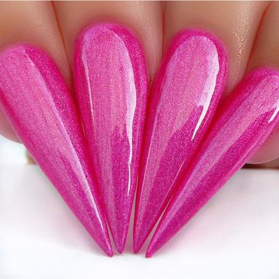 Hands wearing #503 Pink Petal Classic Gel & Polish Duo by Kiara Sky