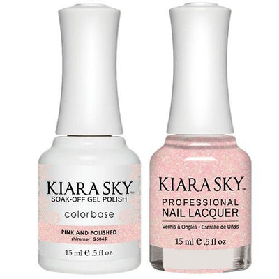 5045 Pink and Polished Gel & Polish Duo All-in-One by Kiara Sky