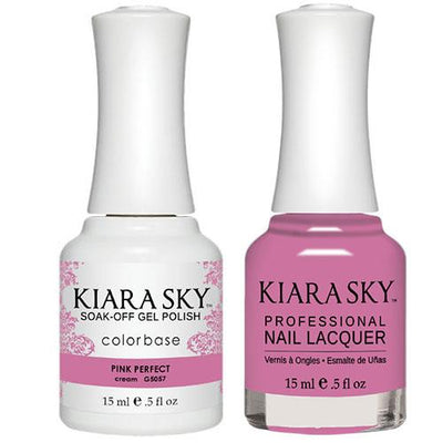 5057 Pink Perfect Gel & Polish Duo All-in-One by Kiara Sky