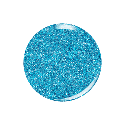 Swatch of N5071 Blue Lights All-in-One Polish by Kiara Sky
