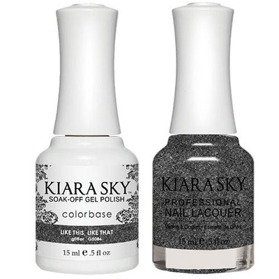 5086 Little Black Dress Gel & Polish Duo All-in-One by Kiara Sky