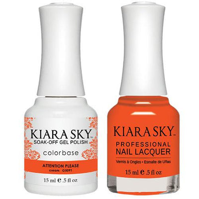 5091 Attention Please Gel & Polish Duo All-in-One by Kiara Sky