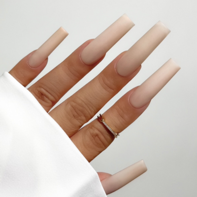 Hands wearing D5114 Running Late All-in-One Powder by Kiara Sky