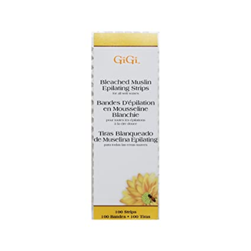 Gigi Bleached Muslin Epilating Strips 100ct