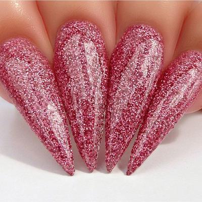 Hands wearing 522 Strawberry Daiquiri Gel Polish by Kiara Sky
