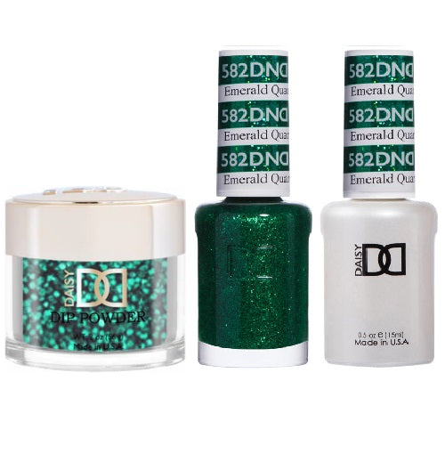 582 Emerald Quartz Trio by DND