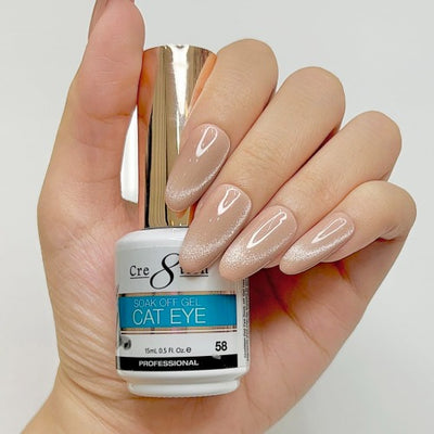Cat Eye Soak Off Gel 58 By Cre8tion