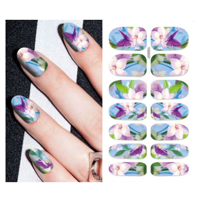 Nail Art Water Decal Fingernail Design - YSD037