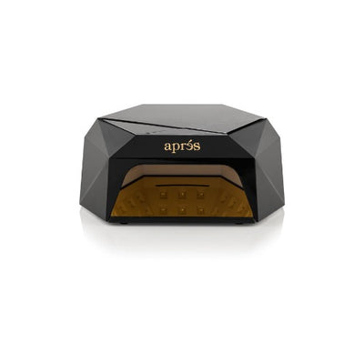 Front View of Black Beta LED Nail Lamp By Apres