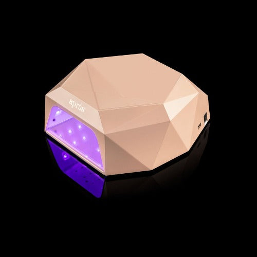 Example of LED lights on Nude Beta LED Nail Lamp By Apres 