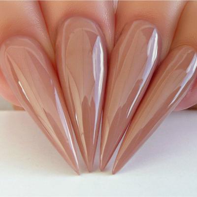 Hands wearing 609 Tan Lines Classic Gel & Polish Duo by Kiara Sky