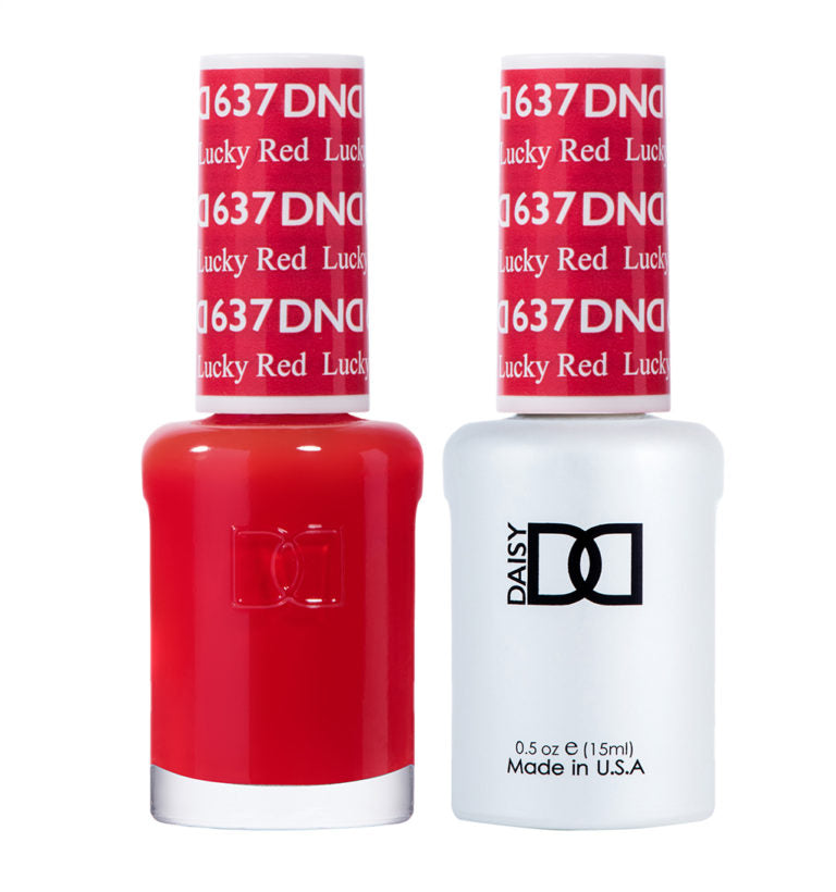 Shop DND Gel - 637 Lucky Red | Single or Duo