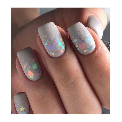 Nail Art - Butterfly Sequins Single - Unicorn