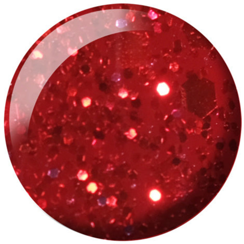 color swatch for DND Gel Polish - 771 Crimson Sunset